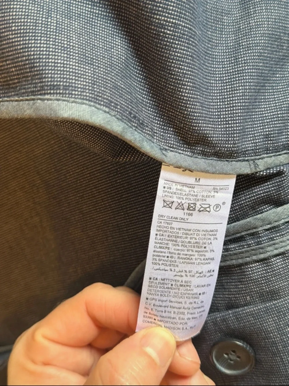 Old Navy Men's Navy Two-Button Sport Coat